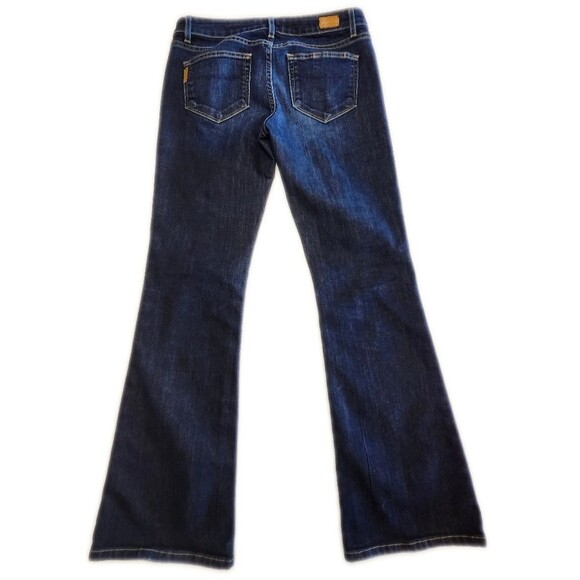Paige Premium Denim, Laurel Canyon, Dark Wash, Low Rise, Bootcut Jeans, 28 - Picture 3 of 10